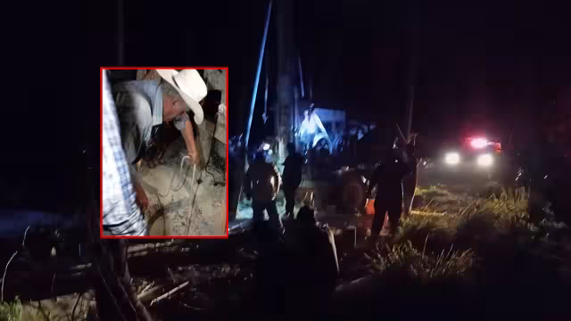 Cuerpo del menor fue trasladado a Palizada tras caer en un pozo de 100 metros en Escárcega