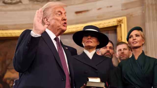 Donald Trump juramentó este lunes como el presidente 47mo. de Estados Unidos