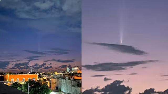 Campeche es uno de los mejores lugares para observar el cometa