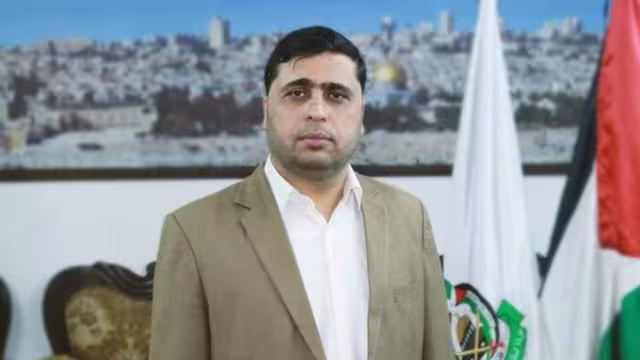 Abdul Latif al Qanou, portavoz del movimiento islamista Hamás, se encontraba en una tienda en Yabalia, al norte de la Franja de Gaza