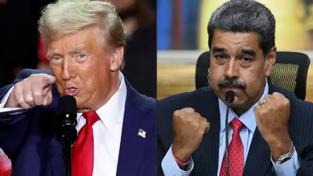 Donald Trump, presidente de Estados Unidos y Nicolás Maduro, presidente de Venezuela