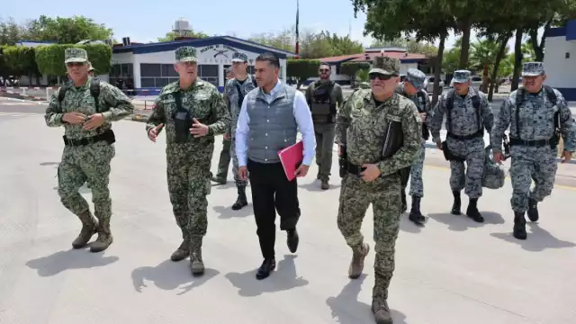 La presencia conjunta de Omar García Harfuch y del general Ricardo Trevilla destaca los esfuerzos conjuntos de la SSPC y Sedena