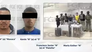 Los tres detenidos fueron vinculados a proceso por un juez de control, quien impuso la medida cautelar de prisión preventiva justificada