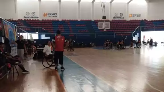 Así lucía el Poliforum de la Unidad Deportiva del Ejido en Playa del Carmen Así lucía el Poliforum de la Unidad Deportiva del Ejido en Playa del Carmen