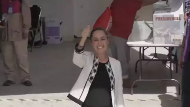 Claudia Sheinbaum, candidata de la coalición Sigamos Haciendo Historia