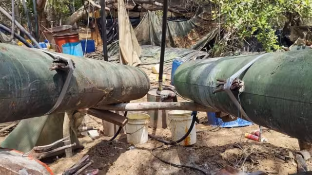 En Sinaloa la Secretaría de marina desmanteló el segundo mayor laboratorio encontrado en el presente sexenio