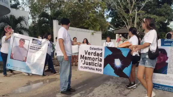 Así se desarrolló la marcha en Felipe Carrillo Puerto Así se desarrolló la marcha en Felipe Carrillo Puerto