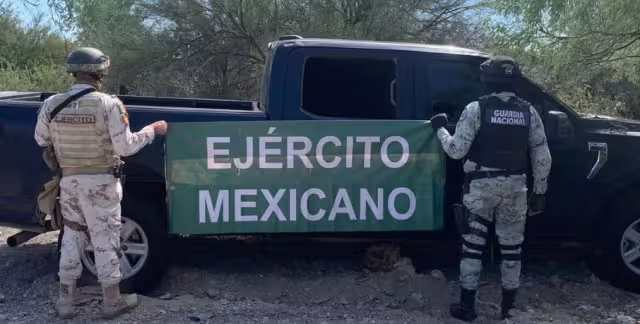 Elementos del Ejército Mexicano participaron en un operativo de investigación en Caborca