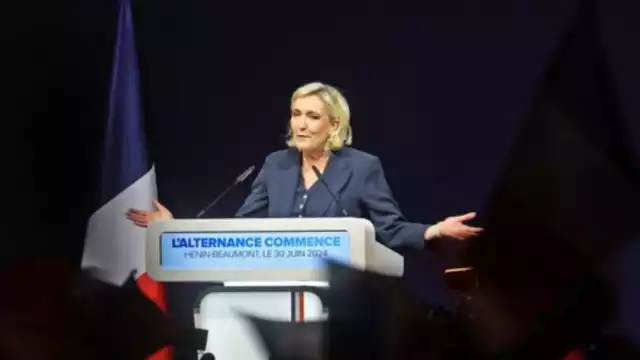Marine Le Pen triunfó en la primera vuelta de las elecciones parlamentarias en Francia