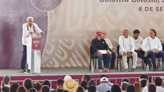 Familias de la colonia Luis Donaldo Colosio fueron respaldadas por el presidente AMLO