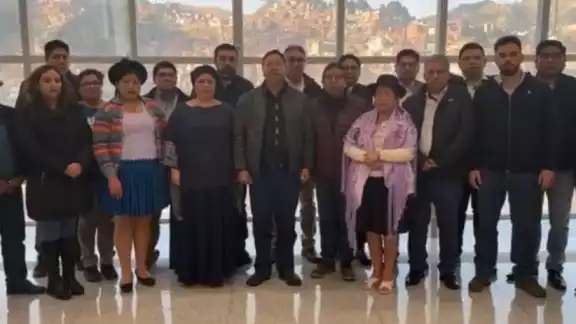Luis Arce, presidente de Bolivia, llamó a movilizarse contra el Golpe de Estado que busca desestabilizar la democracia del país Luis Arce, presidente de Bolivia, llamó a movilizarse contra el Golpe de Estado que busca desestabilizar la democracia del país