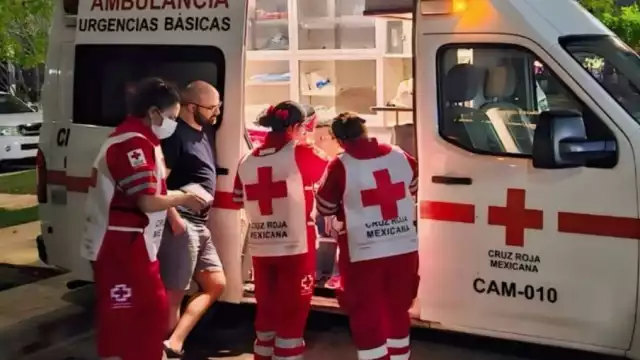 Personal de la Cruz Roja atendió la emergencia en Dzitbalché