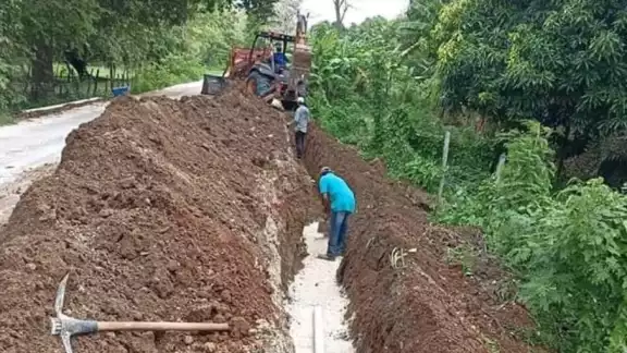 Así van los trabajos en Palizada Así van los trabajos en Palizada