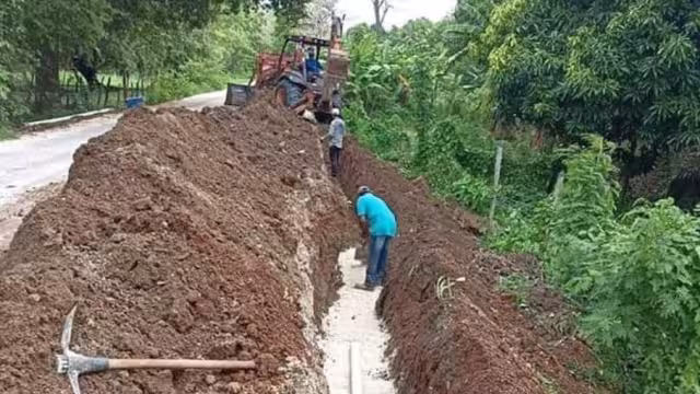 Así van los trabajos en Palizada