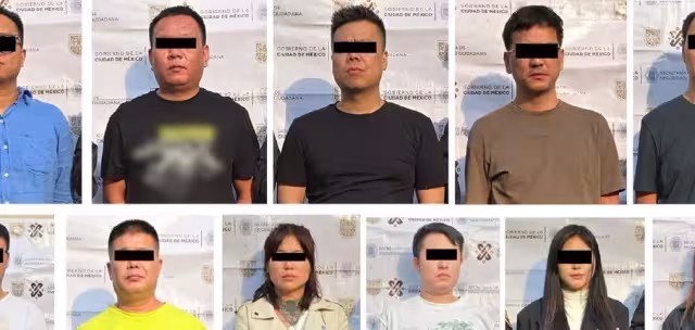 11 ciudadanos chinos fueron detenidos en el Centro de la CDMX