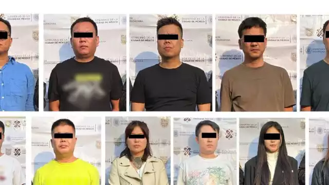 11 ciudadanos chinos fueron detenidos en el Centro de la CDMX