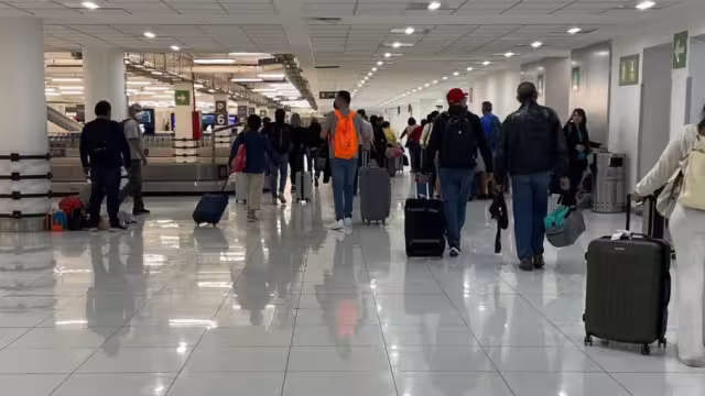 Visitantes internacionales en México