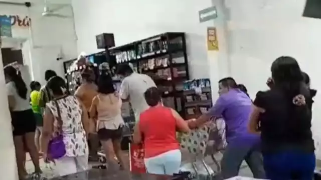 Así lucían los establecimientos de Dzibalché, Campeche