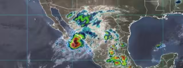Así luce la Tormenta Tropical Ileana, cerca de Baja California Sur