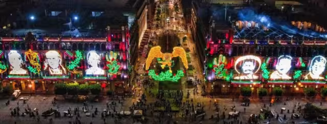 Así luce el Zócalo Capitalino previo a las Fiestas Patrias