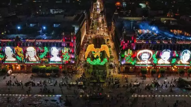 Así luce el Zócalo Capitalino previo a las Fiestas Patrias