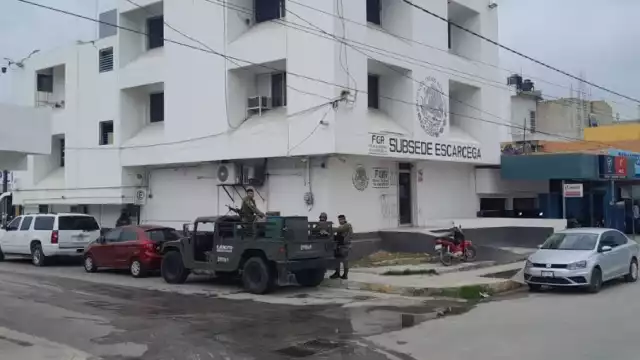 La escopeta fue enviada a la Subsede de la FGR en Escárcega