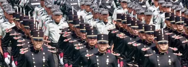 Ceremonia por el 5to. Aniversario de la Guardia Nacional