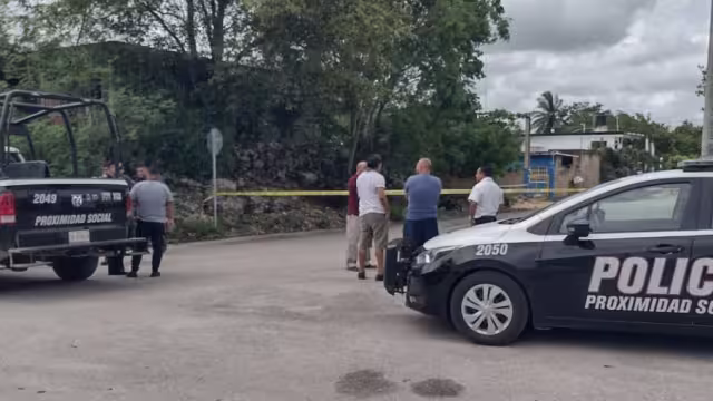 Agentes policiacos arribaron a la zona en Felipe Carrillo Puerto
