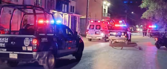 La zona permanece acordonada en Cancún, Quintana Roo