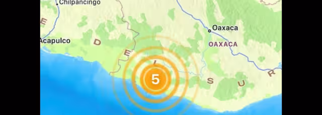 Este 16 de julio se registró un sismo de magnitud 5.3 en Oaxaca
