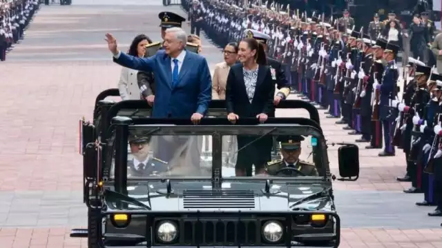 Andrés Manuel Löpez Obrador, Presidente de la república y la presidenta electa, Claudia sheinbaum