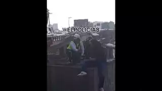 Hombre salvado por el ERUM en el Periférico es captado en VIDEO