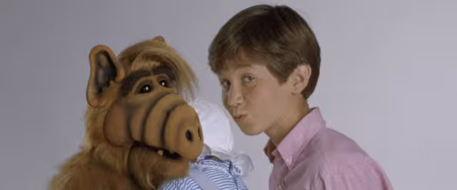 Alf junto a Benji Gregory en su juventud