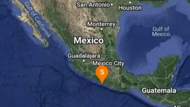 En este punto sucedió el sismo dentro de Coyuca de Benítez, Guerrero