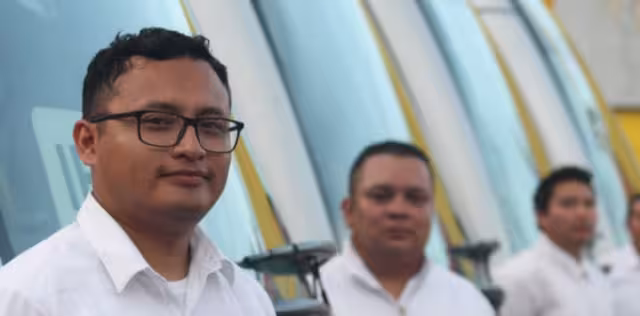 Conductores del IE-Tram en Yucatán