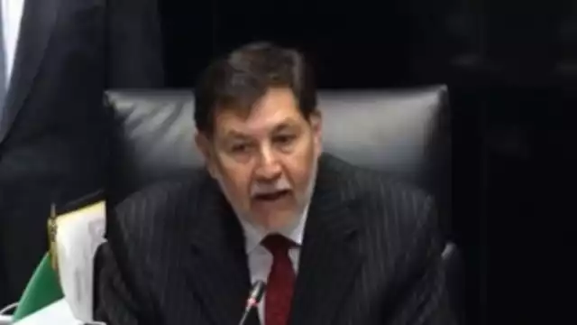 Gerardo Fernández Noroña, presidente de la Mesa Directiva del Senado de la República