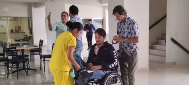 Roberto González durante la audiencia en Playa del Carmen