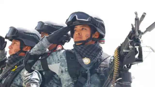 Elementos de la Guardia Nacional en México