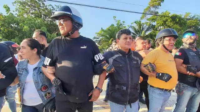 Así se desarrolló la protesta en Cancún