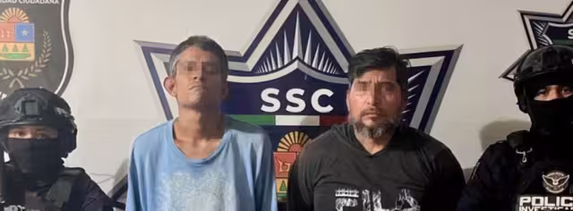 Hombres arrestados por el posible delito de narcomenudeo en Cancún