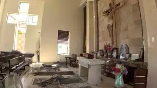 Con acabados de lujo y de dos pisos, así era la tumba profanada de los familiares de Dámaso López Núñez 