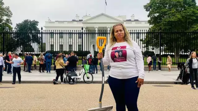 Ceci Flores en La Casa Blanca de Estados Unidos