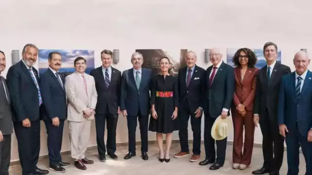 Así fue la reunión de Claudia Sheinbaum con senadores estadounidenses