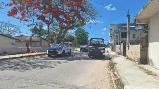 Reporte de presunto robo, moviliza a  elementos de la policía de Felipe Carrillo Puerto  