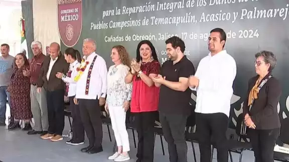 AMLO y Sheinbaum encabezan el Plan de Justicia para los Pueblos de Temacapulín, Acasico y Palmarejo en Jalisco