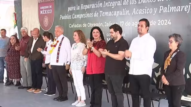 AMLO y Sheinbaum encabezan el Plan de Justicia para los Pueblos de Temacapulín, Acasico y Palmarejo en Jalisco