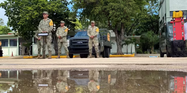 Las tropas del Ejército Mexicano tienen la capacitación y el material necesario para enfrentar cualquier eventualidad
