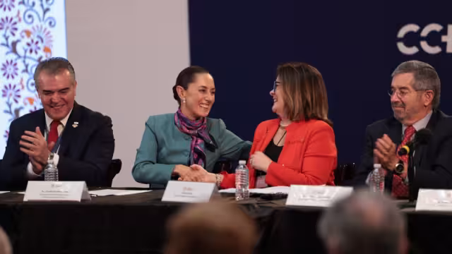 Claudia Sheinbaum encabezó la cumbre del Diálogo CEO México-EU