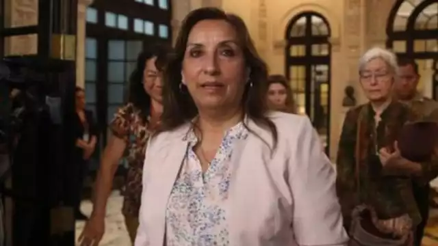 Dina Boluarte, presidenta de Perú