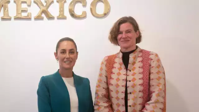 Claudia Sheinbaum y Mariana Mazzucato